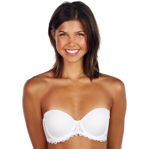 NWT SO Soft Lift Convertible Lace-Trim Bra 36B